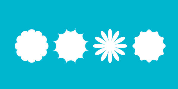How to make bumpy circles, flowers, splats and rounded stars in Illustrator
