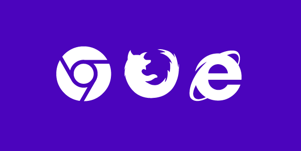 Browser Logo Icons – Flat Vector EPS for Chrome, Firefox, Internet Explorer and more…