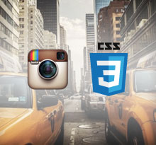 Instagram filters recreated using CSS3 filter effects
