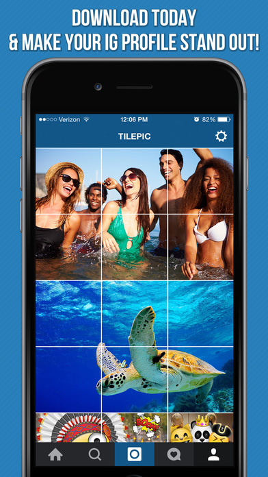 Tilepic instagram grid creator