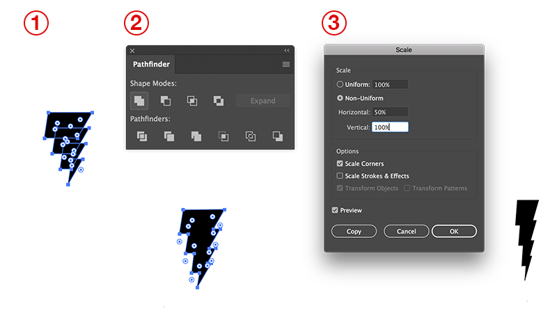 Scale the electric bolt