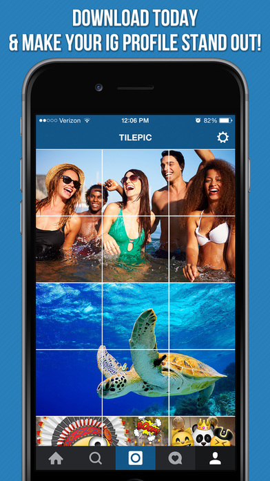 Con Tile Pic puede dividir tus fotografías en piezas más pequeñas para Instagram