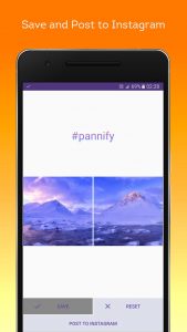 Pannify is fee and create panoramas up to 10 squares wide.